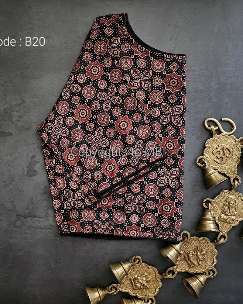 B20 – Ajrakh Cotton Blouse