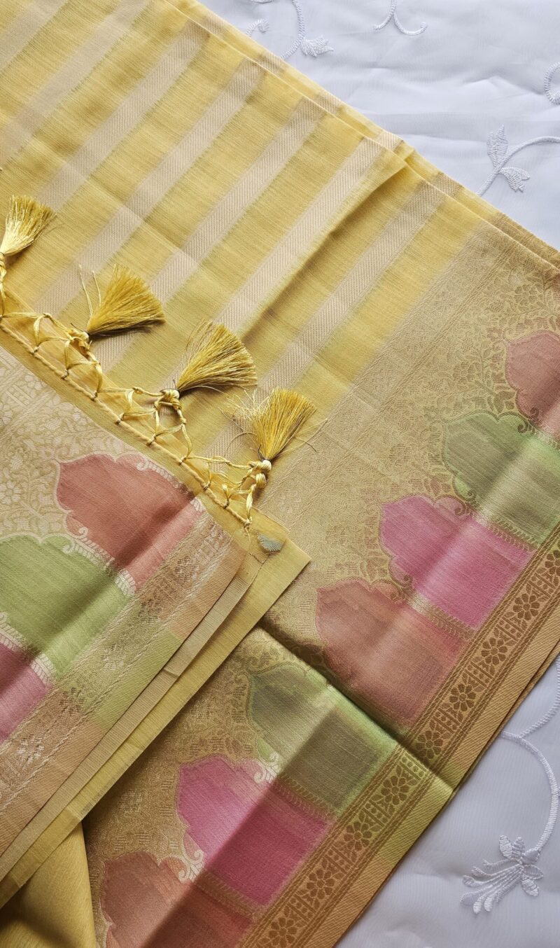 R3 - Banarasi Kora Cotton Rangkot - Image 3