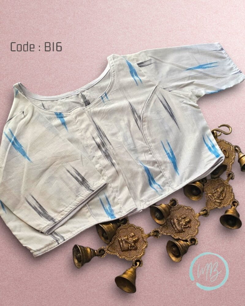 BI6 – Ikkat Cotton Blouse