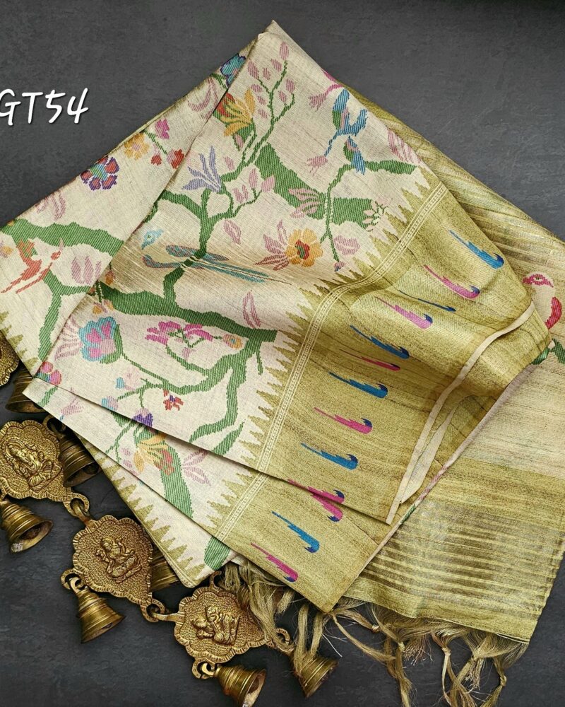 GT54 – Ghicha Tussar Saree