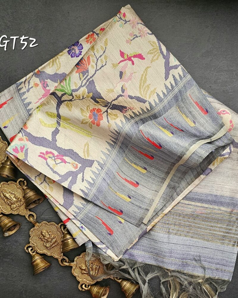 GT52 – Ghicha Tussar Saree