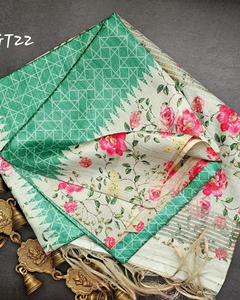 GT22 – Ghicha Tussar Saree