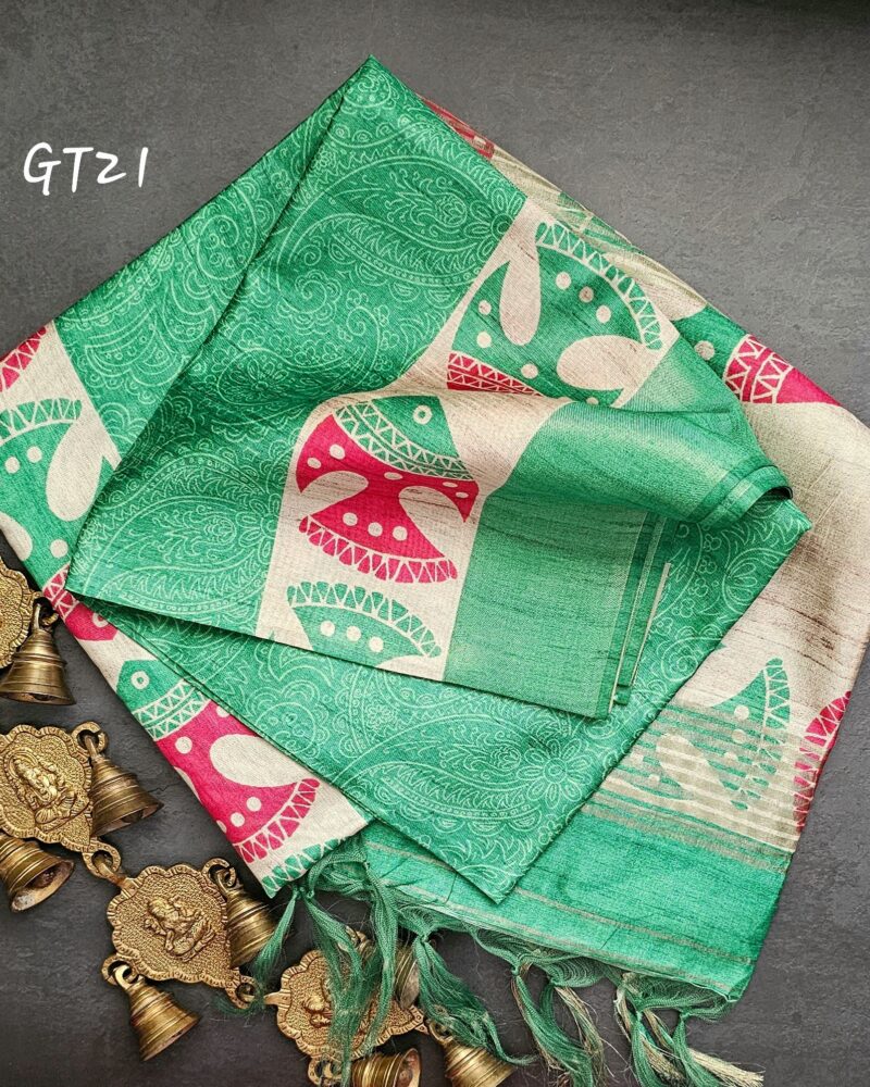 GT21 – Ghicha Tussar Saree