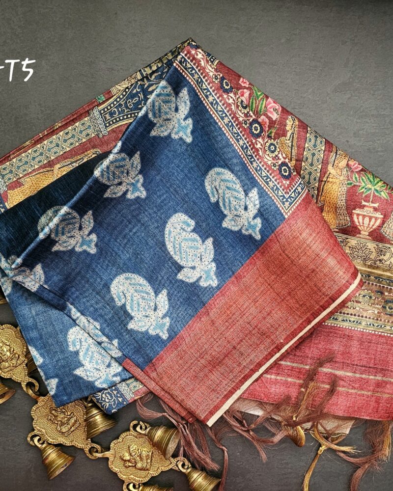 GT5 – Ghicha Tussar Saree