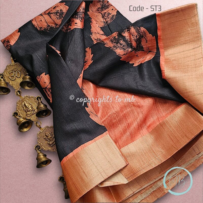 ST3 - Semi Tussar Printed Sarees - Image 2