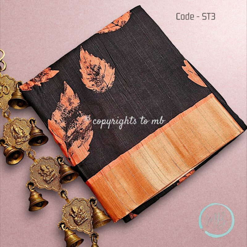 ST3 - Semi Tussar Printed Sarees