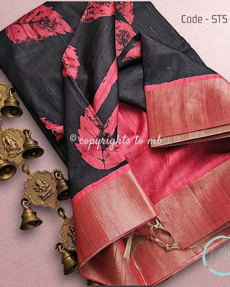 ST5 – Semi Tussar Printed Sarees