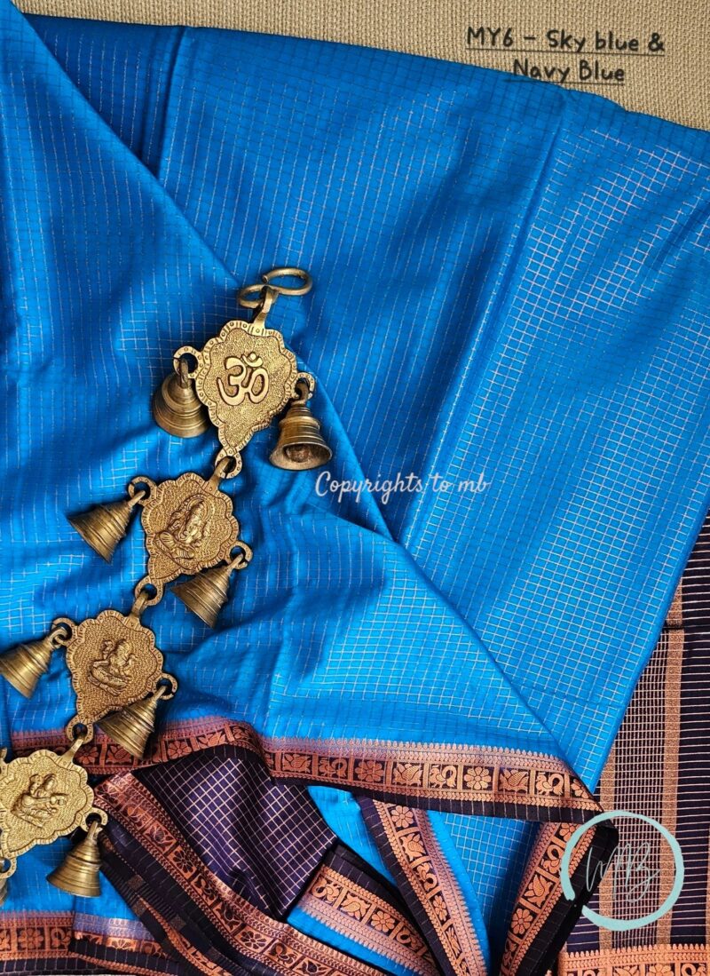 MY7 - Semi Mysore Crepe Silk Saree