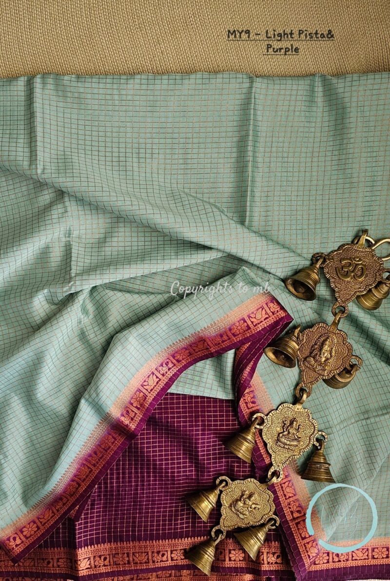 MY9 - Semi Mysore Crepe Silk Saree