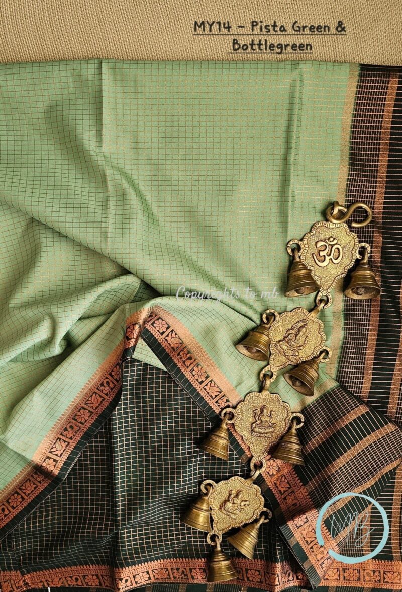 MY14 - Semi Mysore Crepe Silk Saree