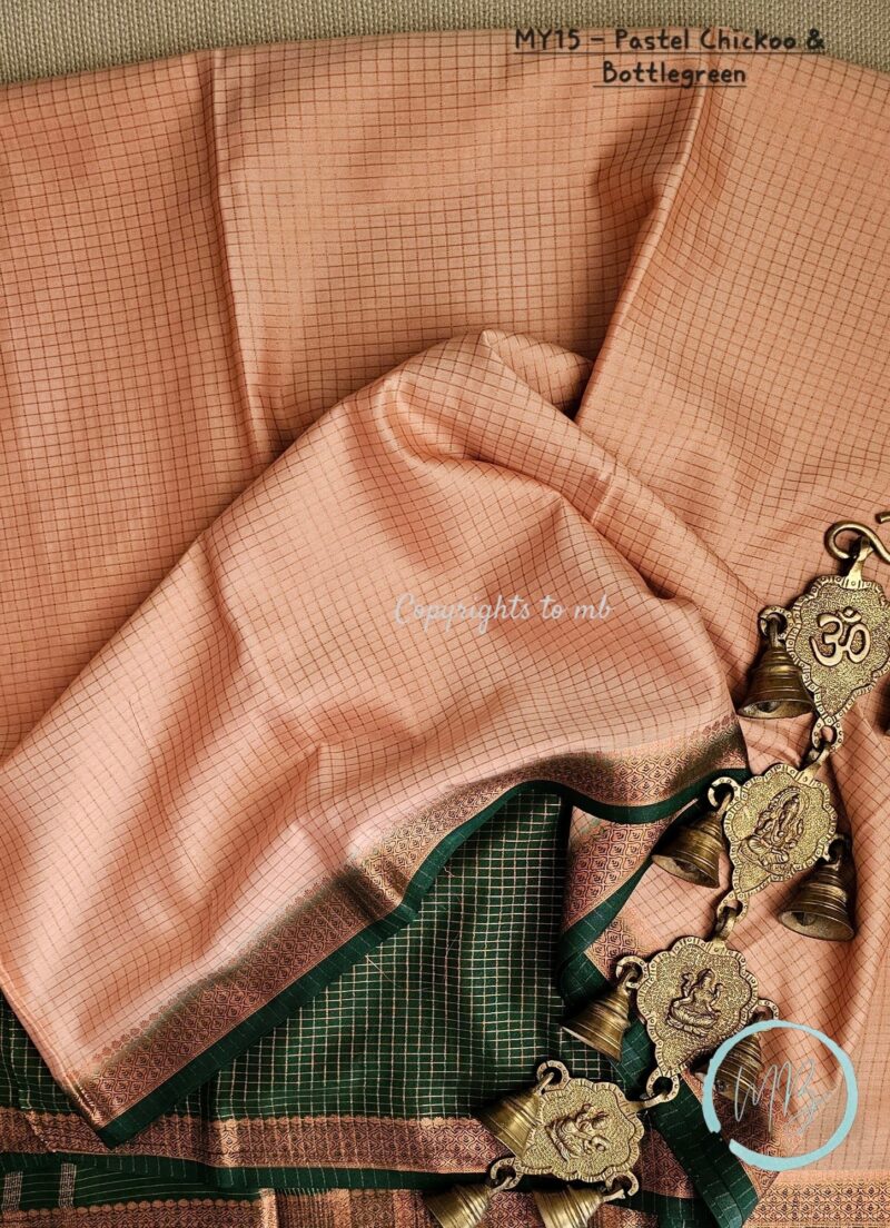 MY15 - Semi Mysore Crepe Silk Saree