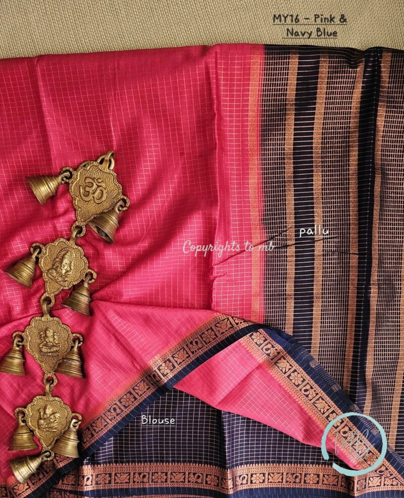 MY16 - Semi Mysore Crepe Silk Saree
