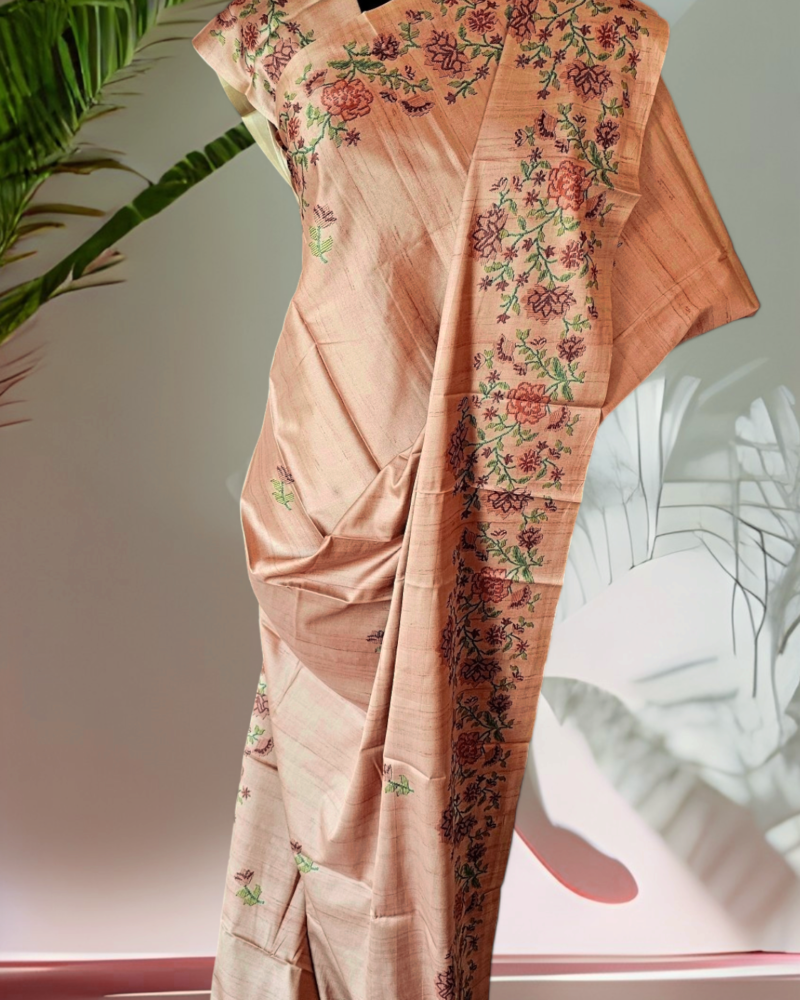 TB5 – Tussar Butter Silk Saree