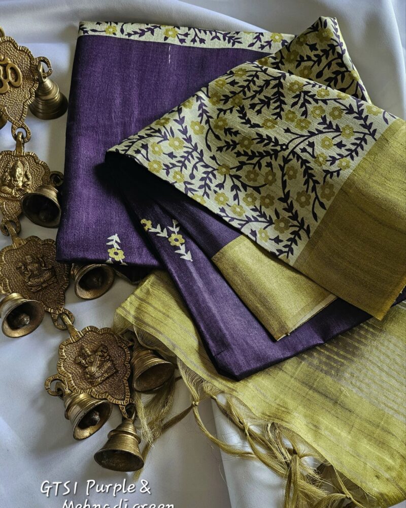 GTS1 – Ghicha Tussar Saree