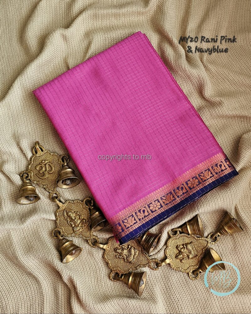 MY20 – Semi Mysore Crepe Silk Saree