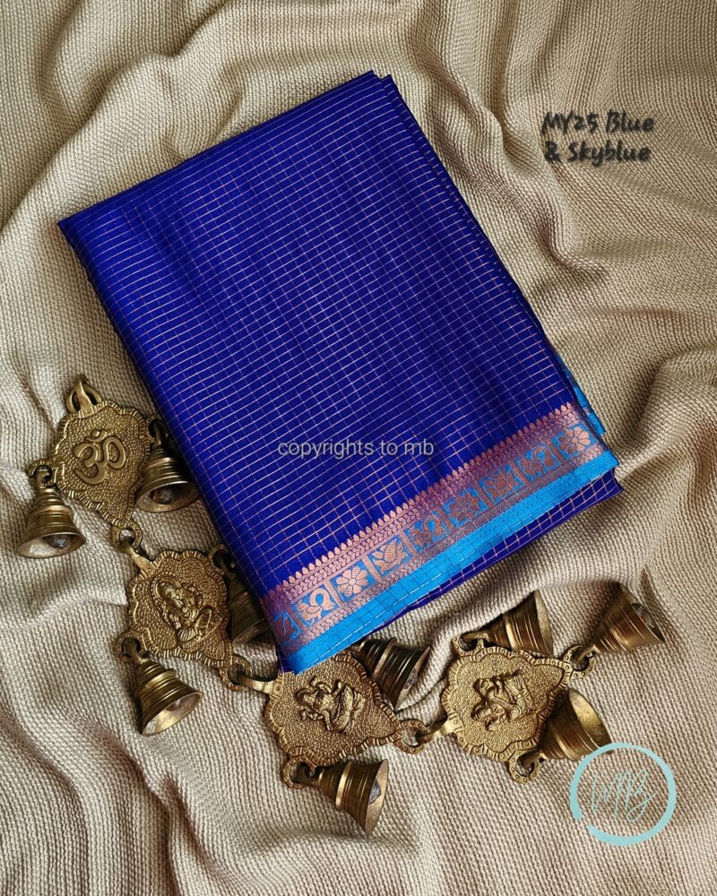 MY25 – Semi Mysore Crepe Silk Saree