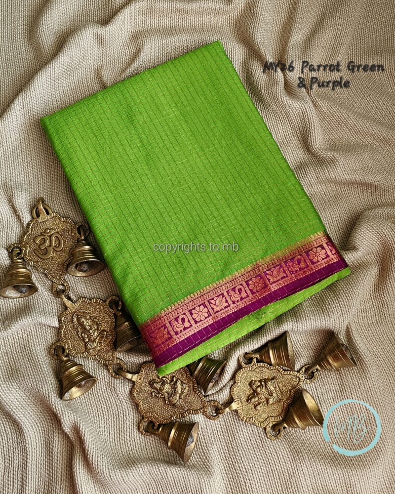 MY26 – Semi Mysore Crepe Silk Saree