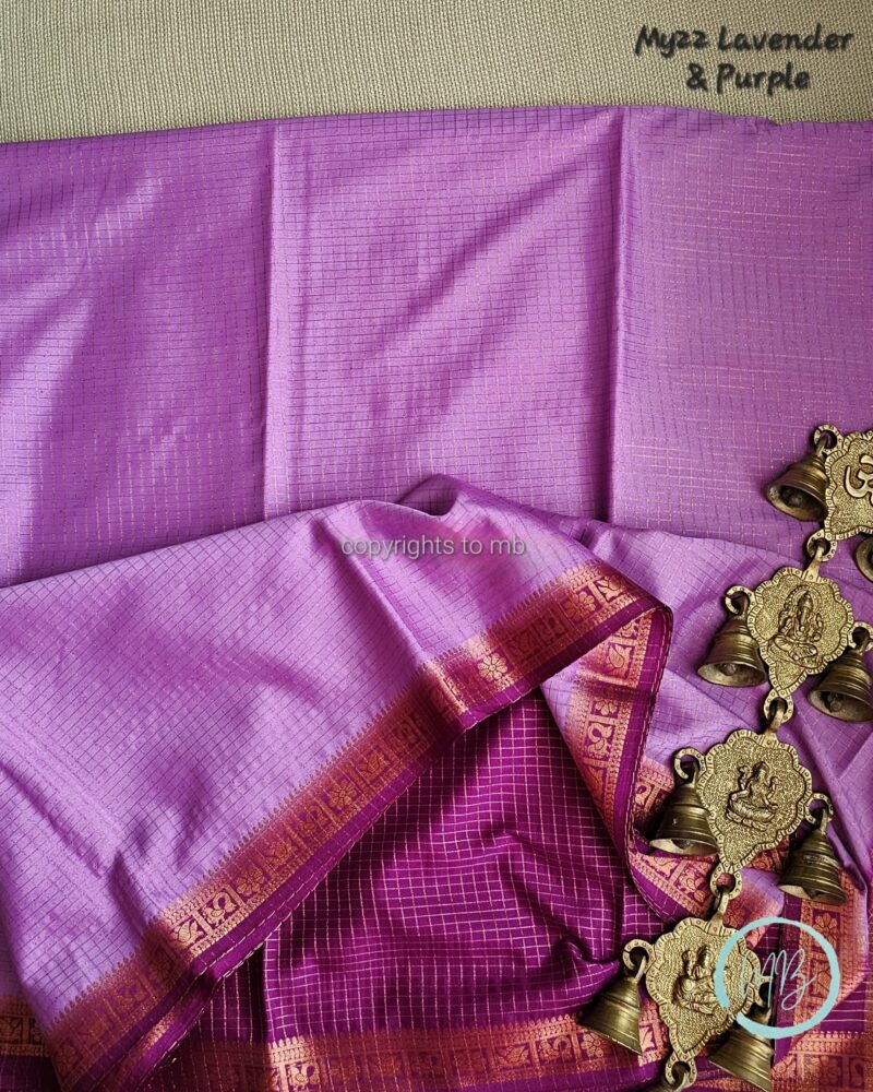 MY22 – Semi Mysore Crepe Silk Saree