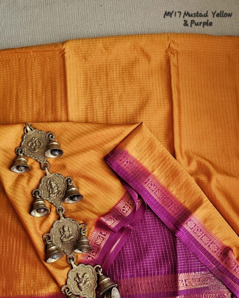 MY17 – Semi Mysore Crepe Silk Saree