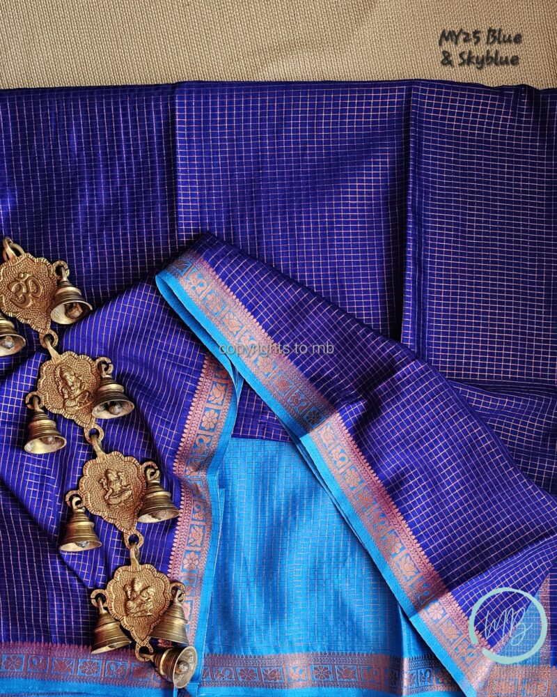 MY25 – Semi Mysore Crepe Silk Saree