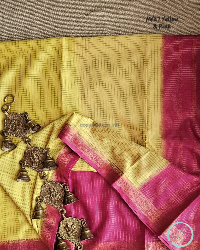 MY27 – Semi Mysore Crepe Silk Saree