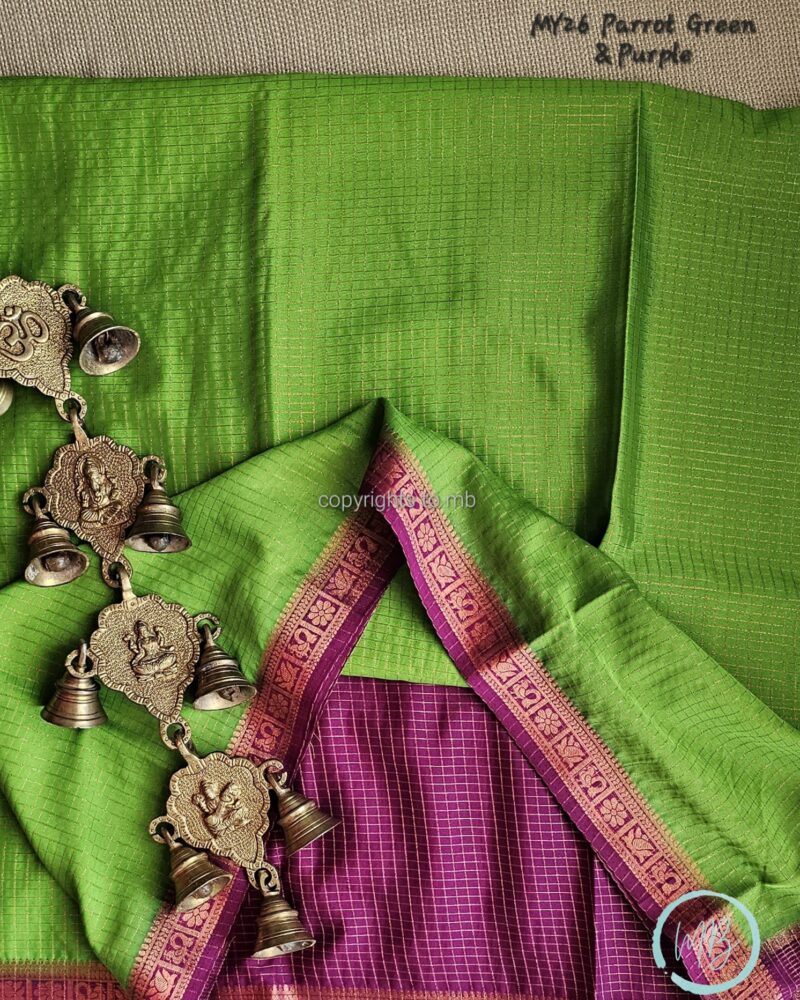 MY26 – Semi Mysore Crepe Silk Saree