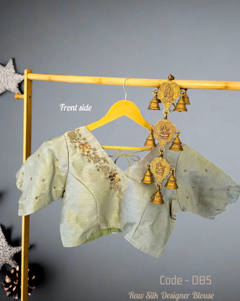 DB5 – Raw Silk Designer Blouse