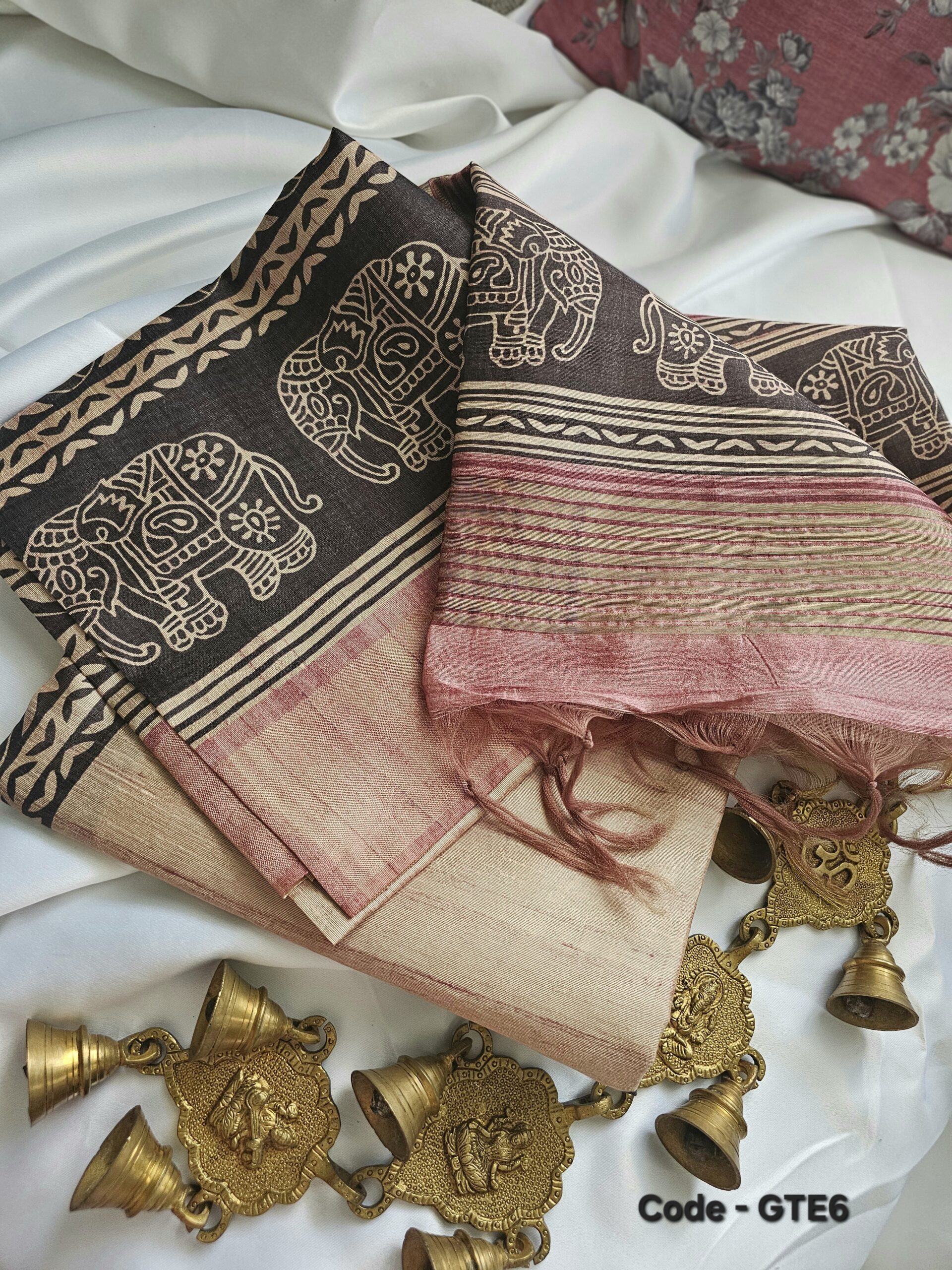 Ghicha Tussar Saree