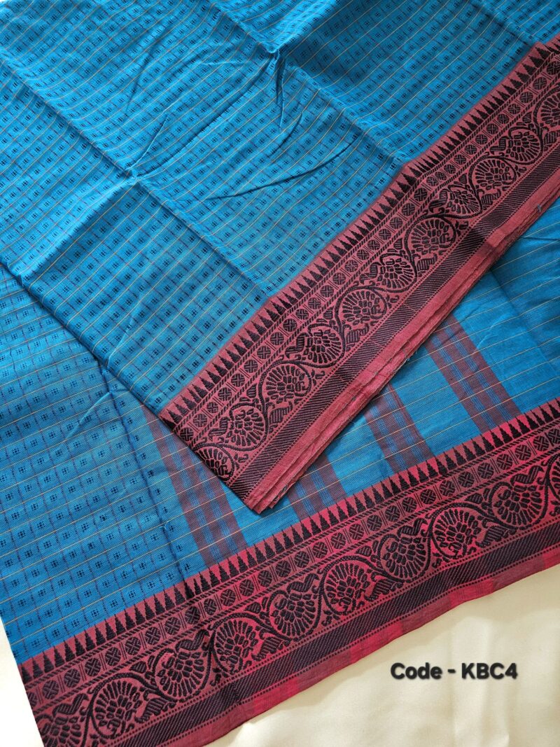 KBC4 - Kanchi Cotton Sarees - Image 2