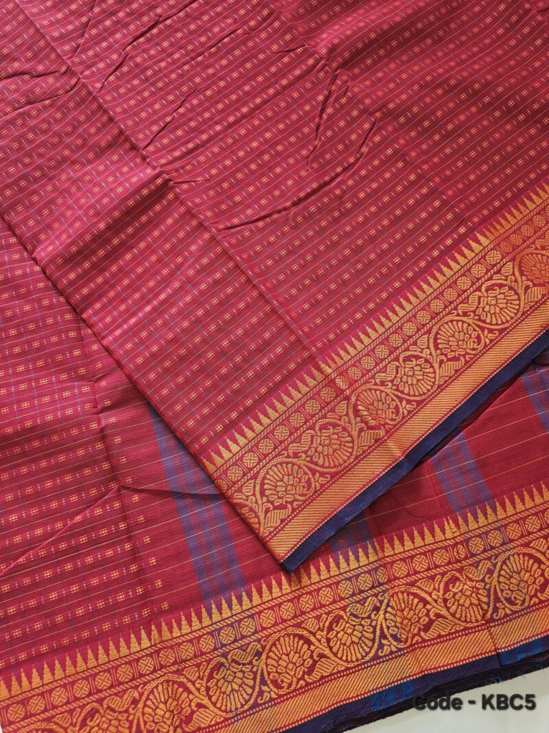 KBC5 - Kanchi Cotton Sarees - Image 2