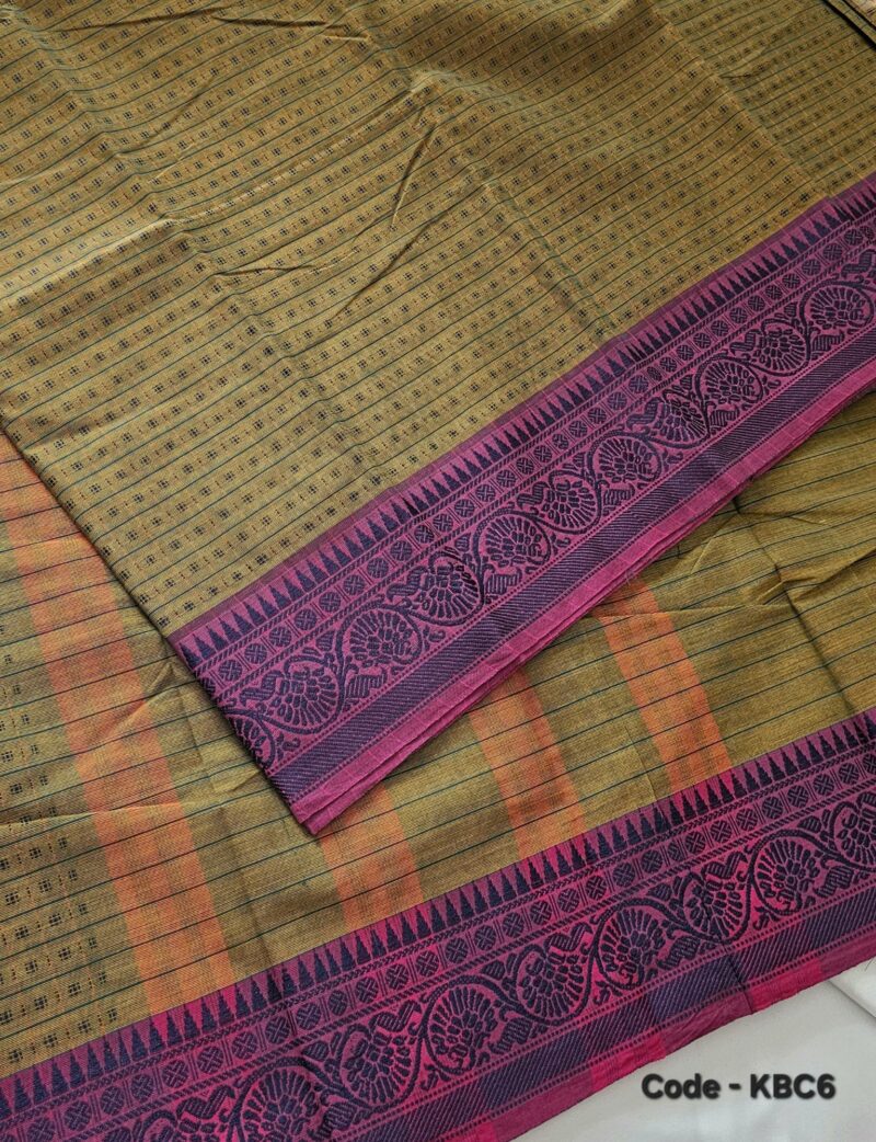 KBC6 - Kanchi Cotton Sarees - Image 2
