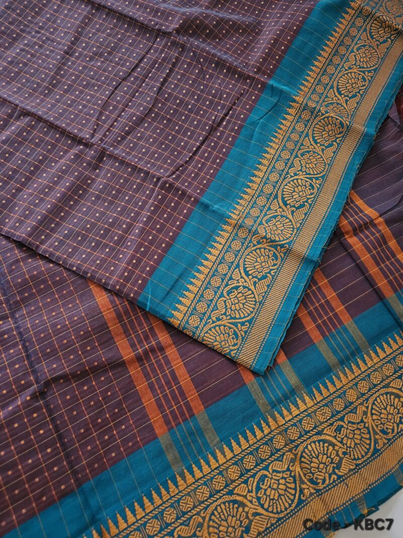 KBC7 - Kanchi Cotton Sarees - Image 2