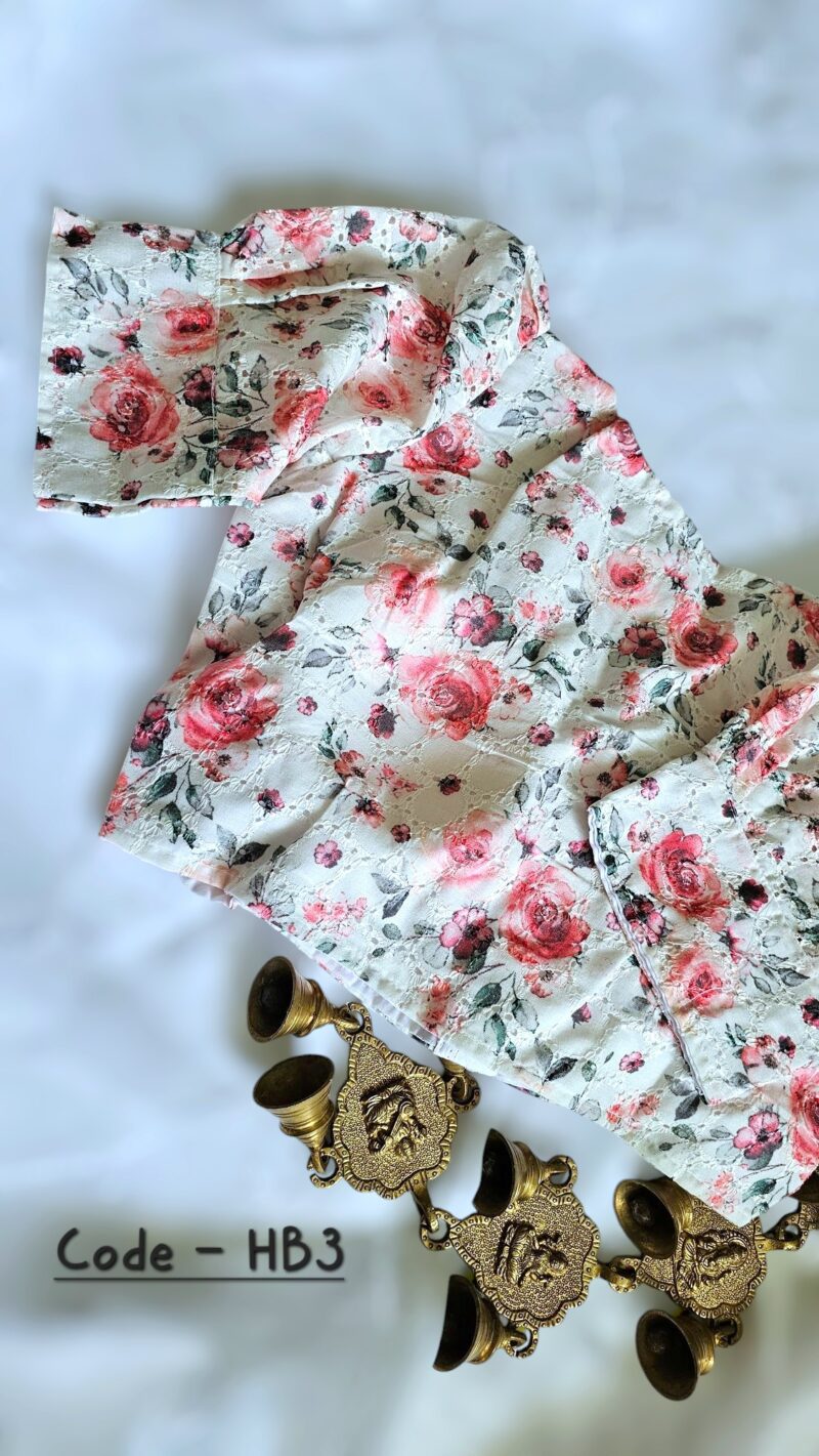 HB3 - Hakoba Printed Blouse - Image 2