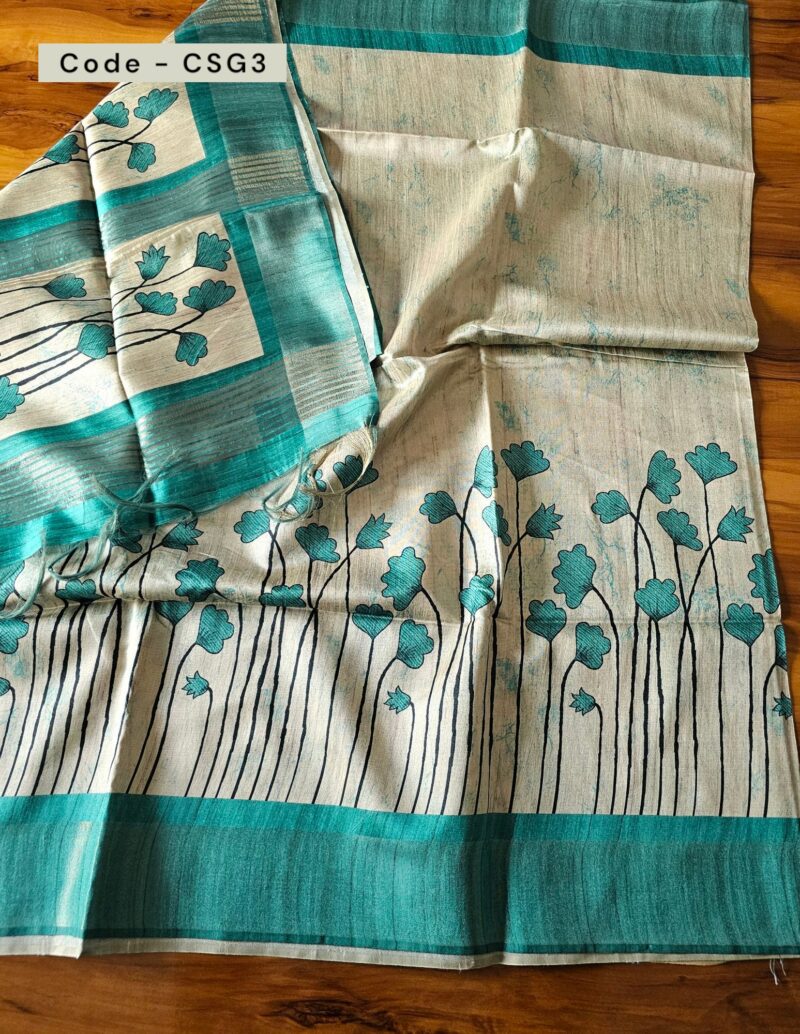 CSG3 - Ghicha Tussar Saree