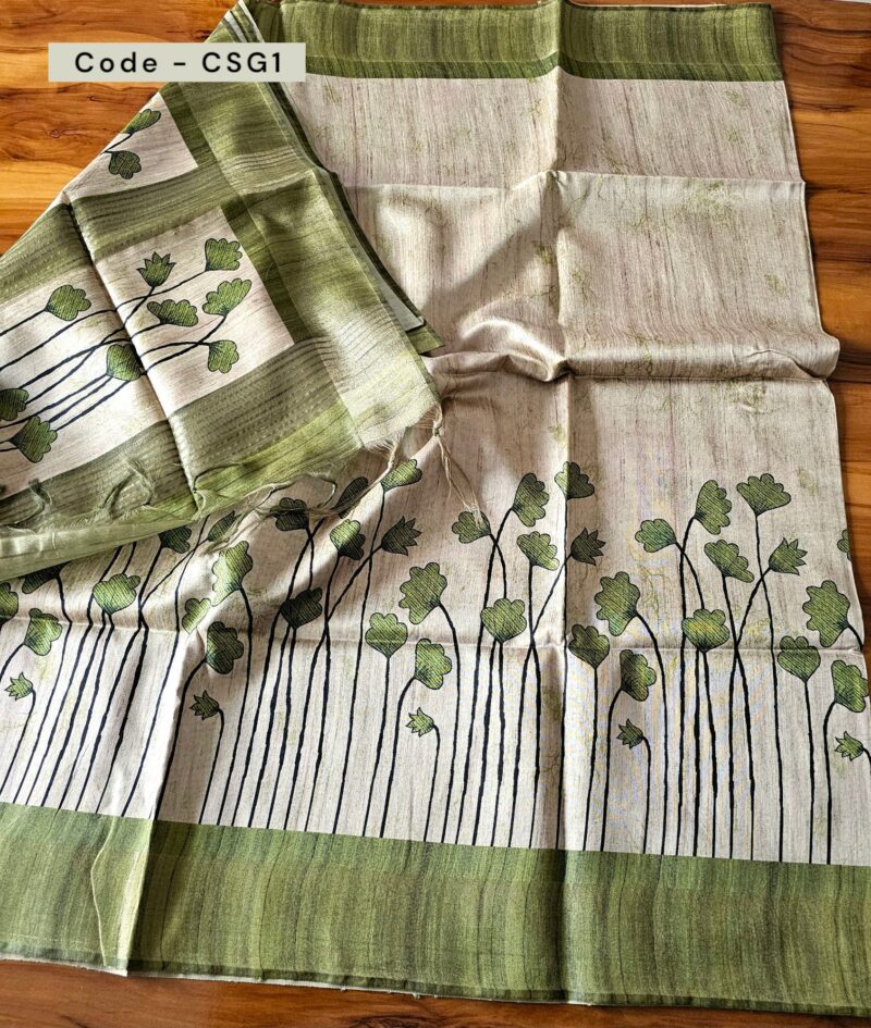 CSG1 - Ghicha Tussar Saree