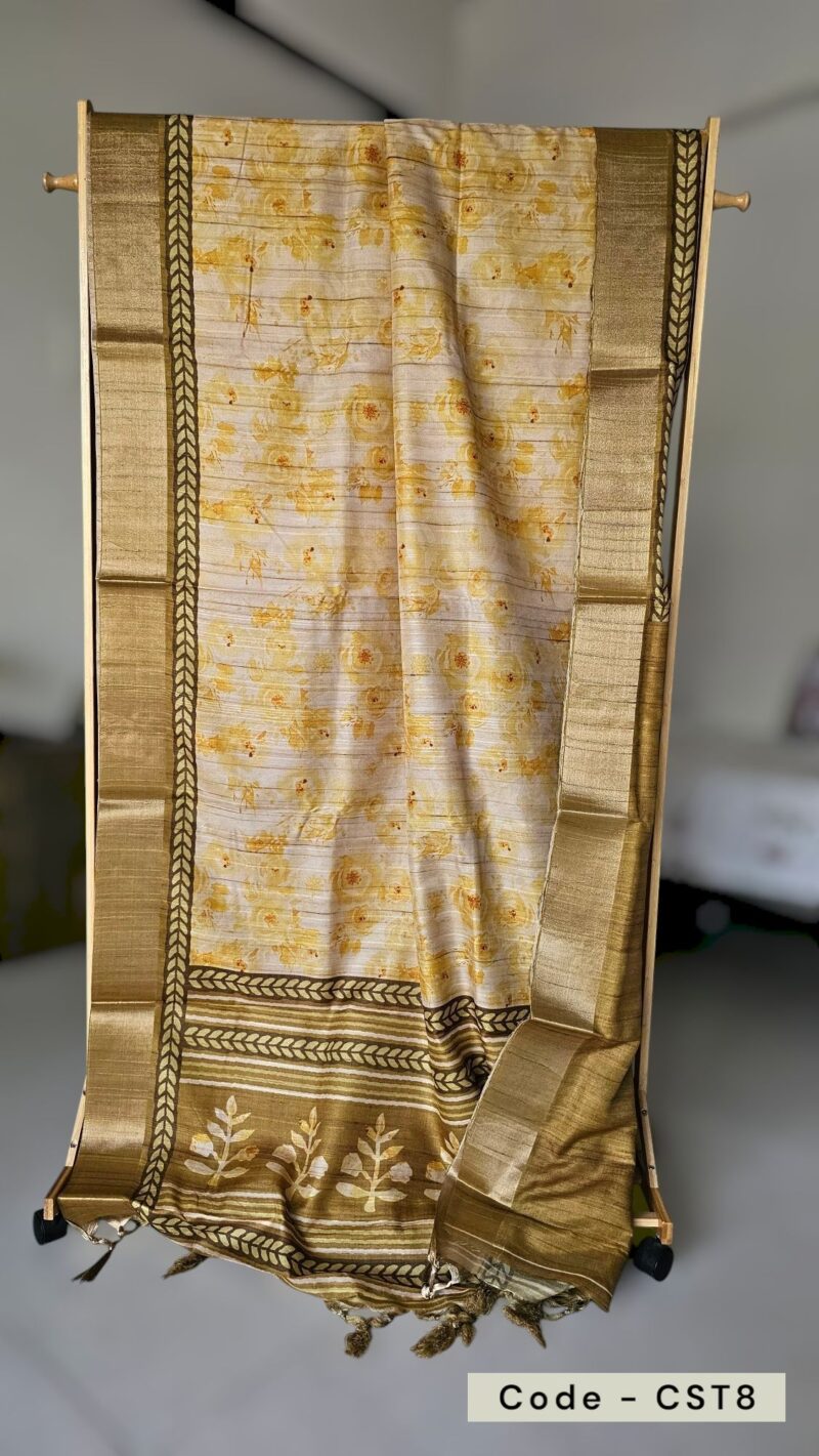 CST8 - Semi Tussar Silk Saree