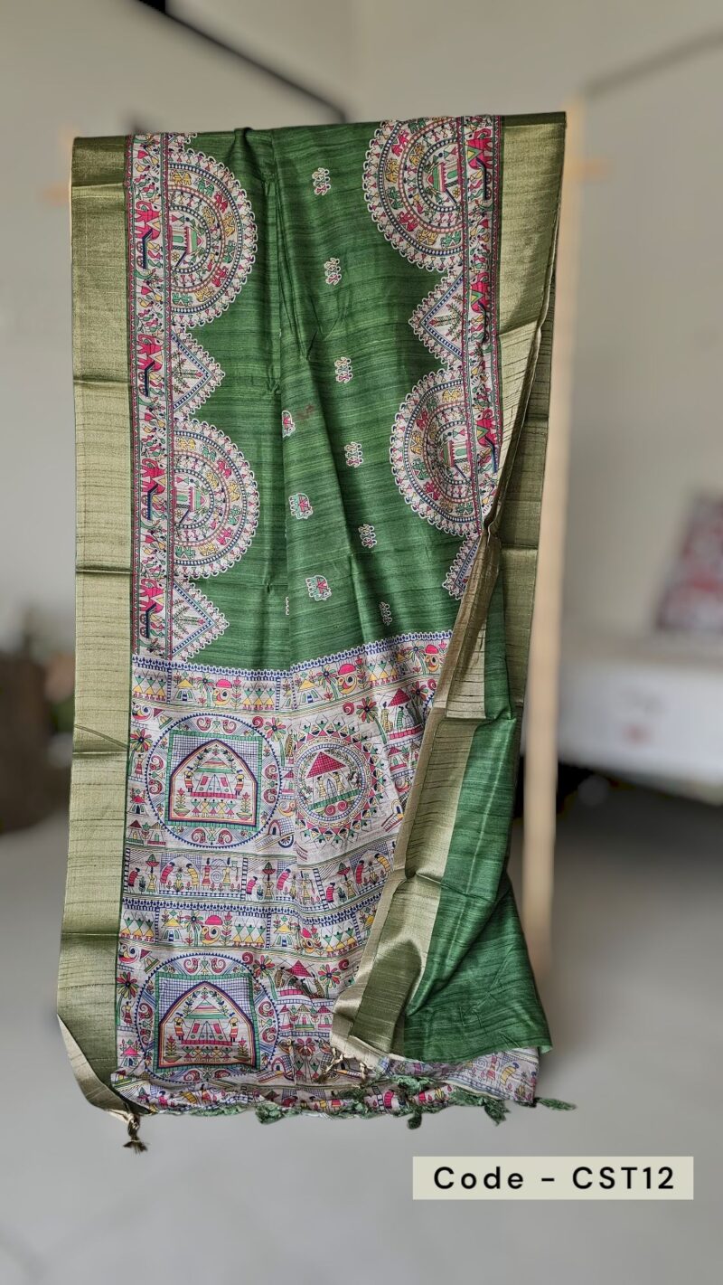 CST12 - Semi Tussar Silk Saree