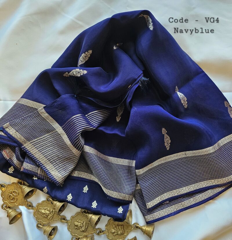 VG4 - Viscose By Crape Sarees - Image 2