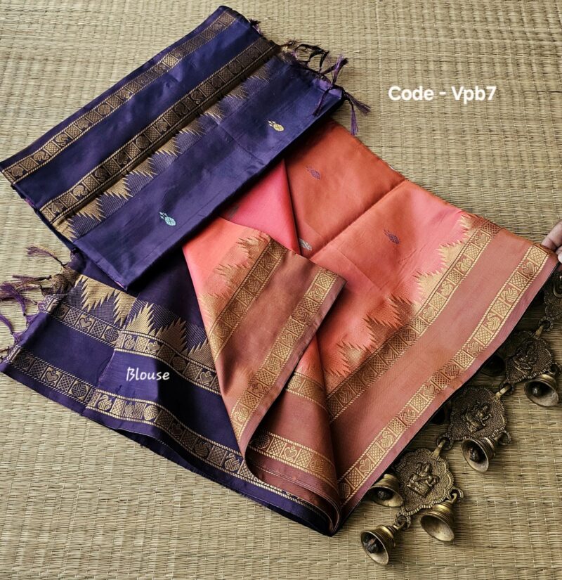 VPB7 - Vazhai Pattu Sarees with Blouse