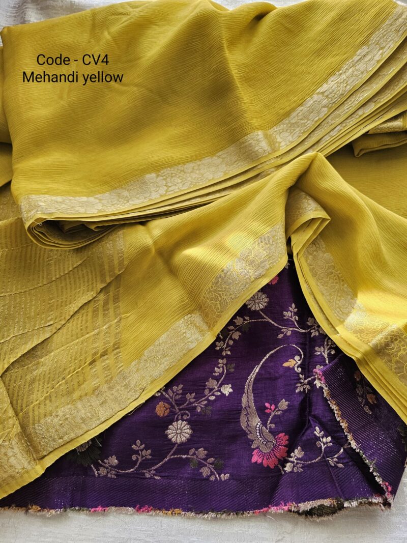 CV4 - Chinnon By Viscose Saree - Image 2