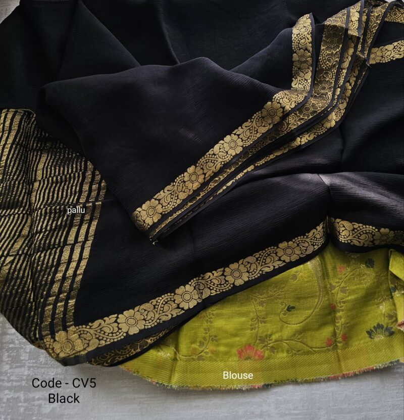 CV5 - Chinnon By Viscose Saree - Image 2