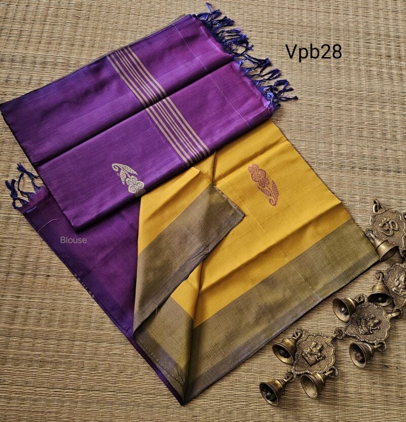 VPB28 - Vazhai Pattu Sarees with Blouse