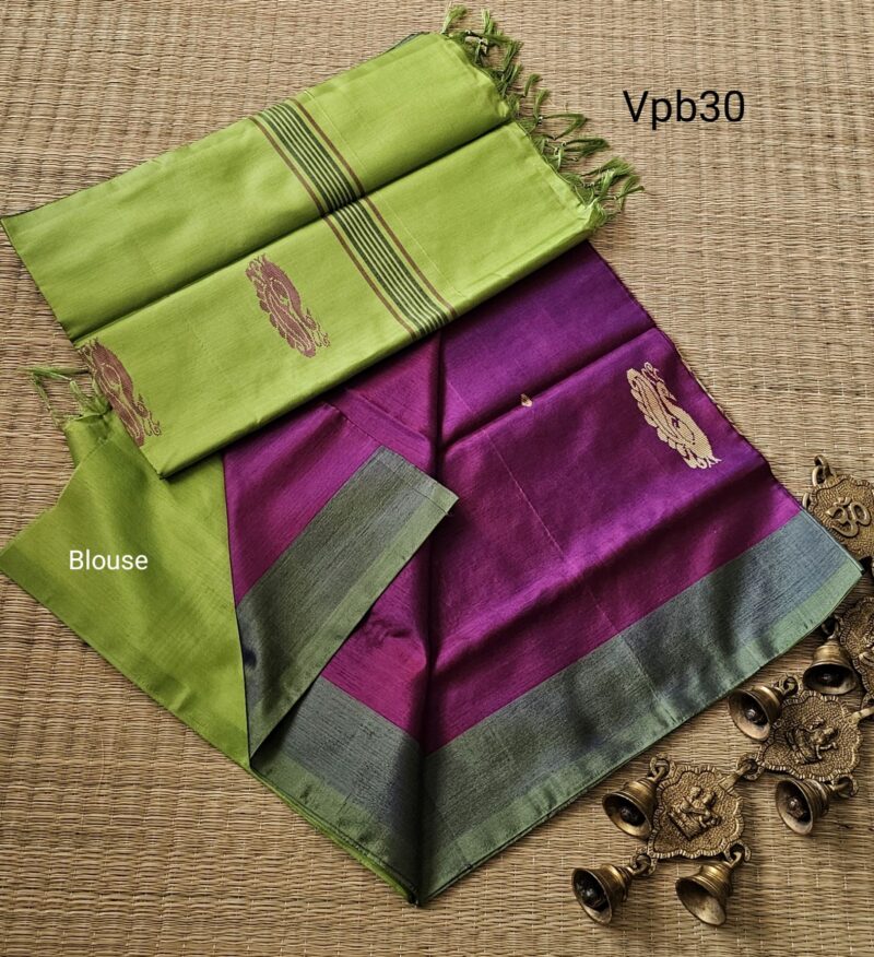 VPB30 - Vazhai Pattu Sarees with Blouse