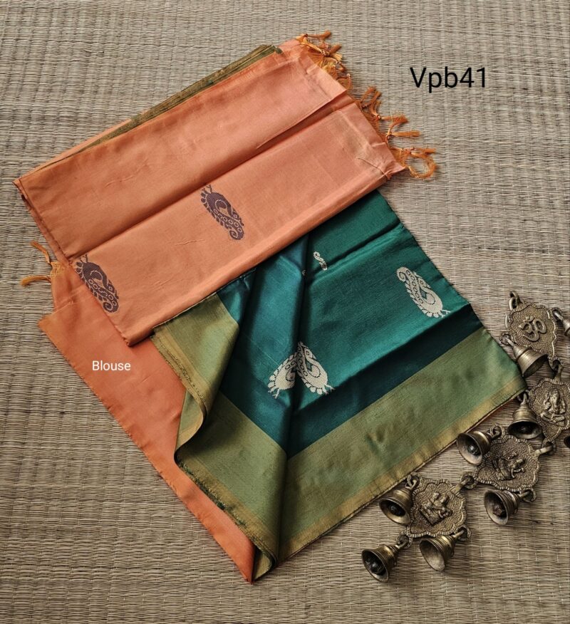 VPB41 - Vazhai Pattu Sarees with Blouse
