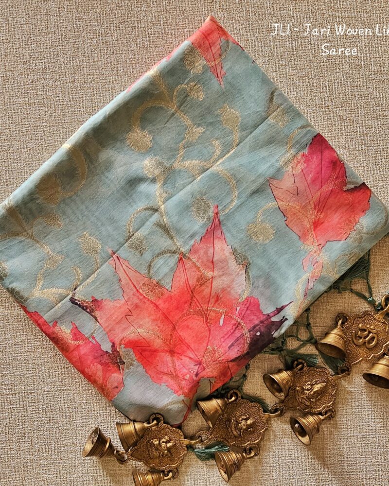 JL1 – Jari Woven Linen Saree