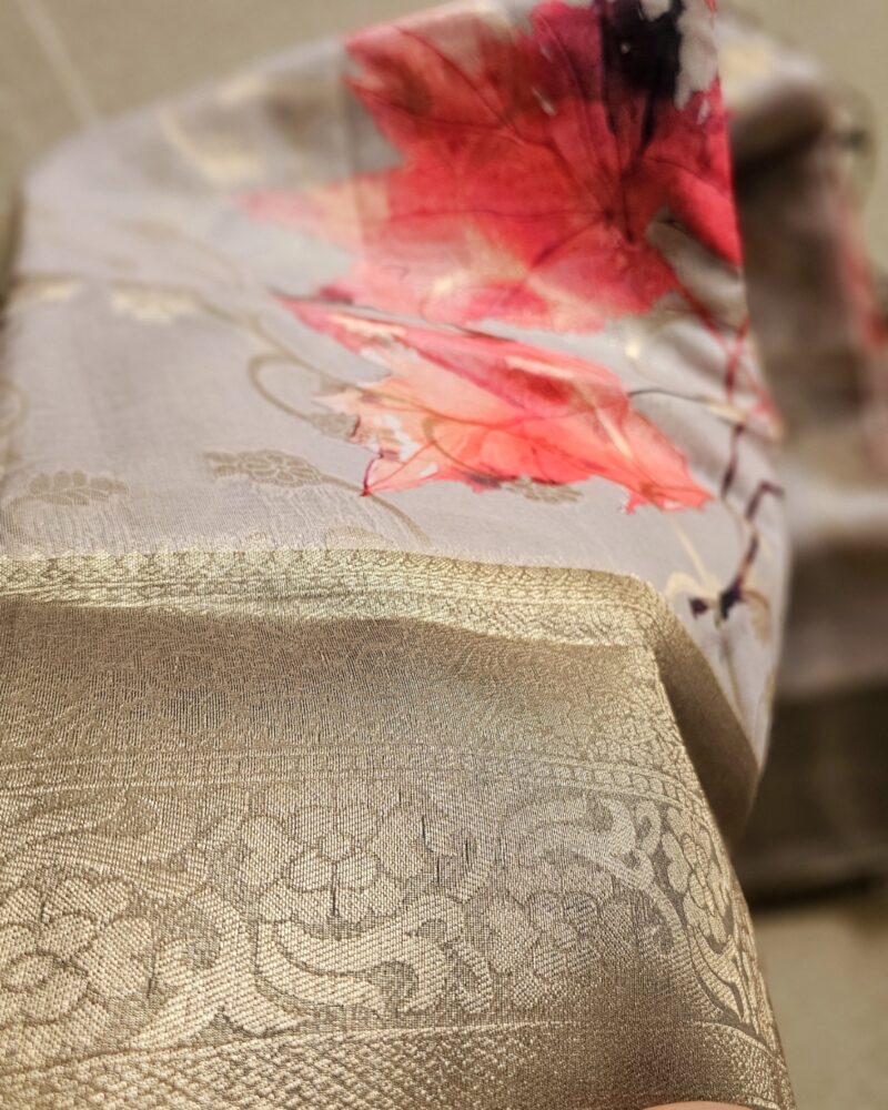 JL3 – Jari Woven Linen Saree