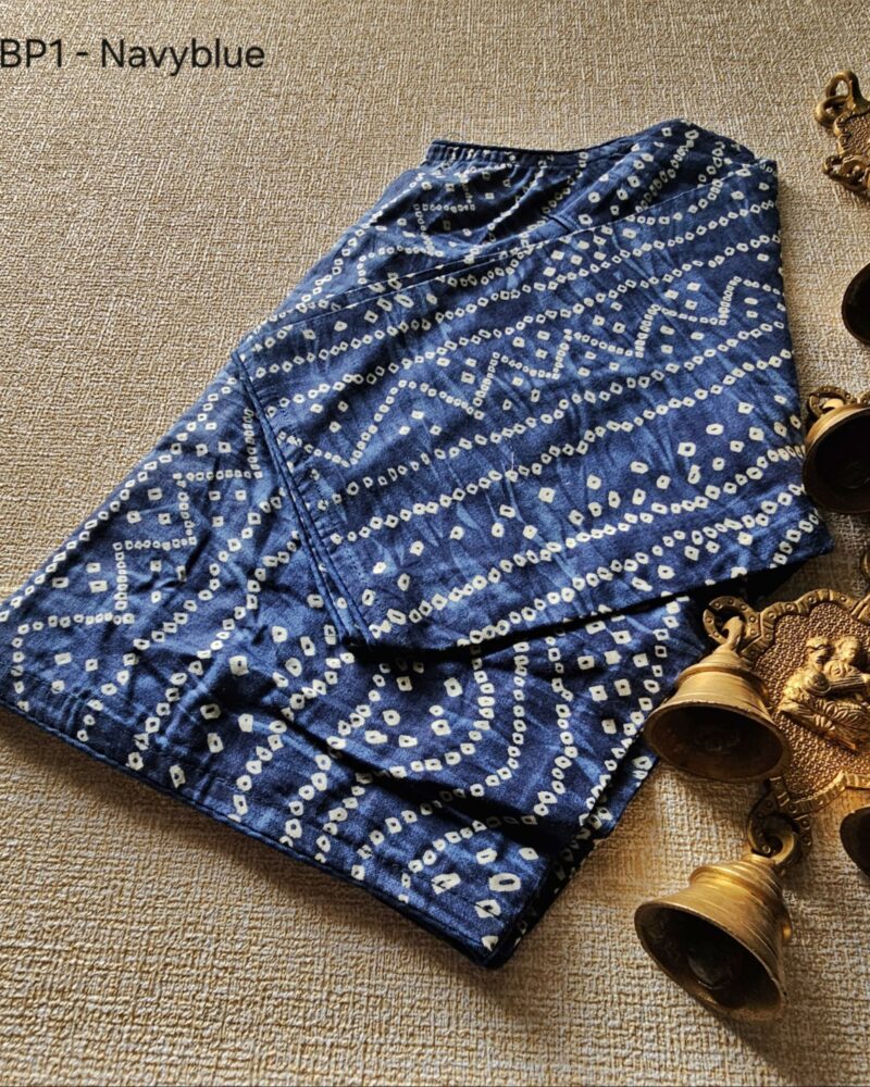 BP1 – Bandhini Print Cotton Readymade Blouse