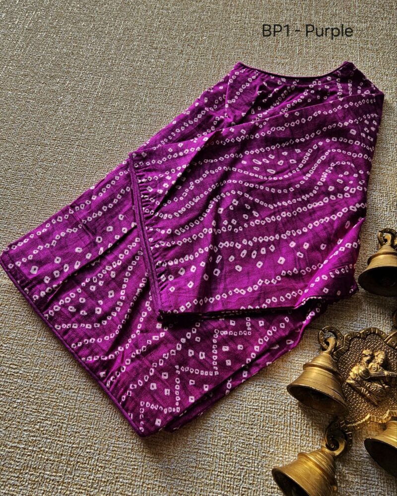 BP2 –  Bandhini Print Cotton Readymade Blouse