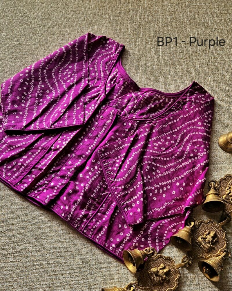 BP2 –  Bandhini Print Cotton Readymade Blouse
