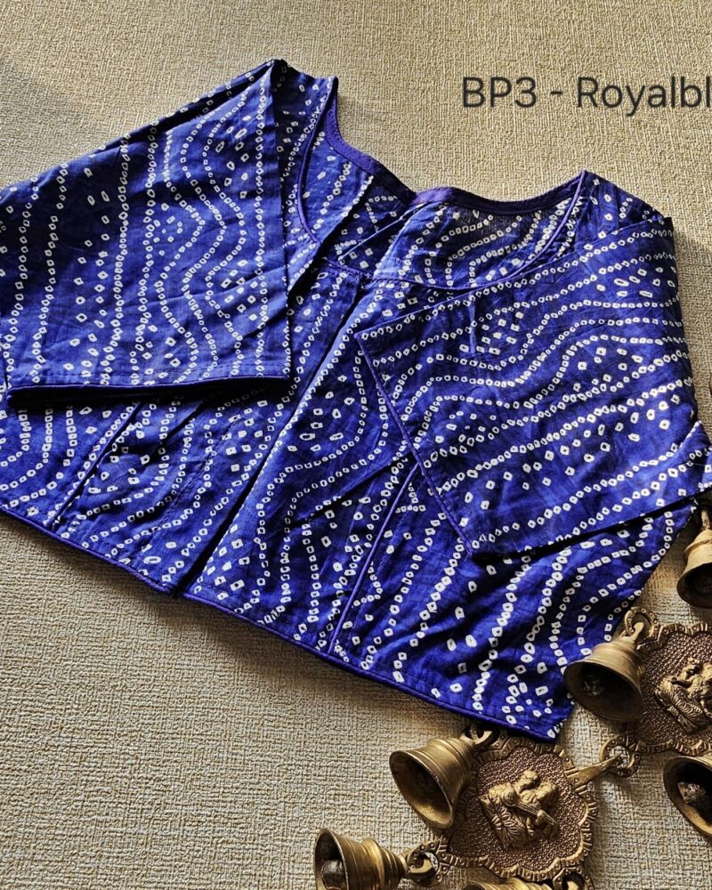 BP3 –  Bandhini Print Cotton Readymade Blouse
